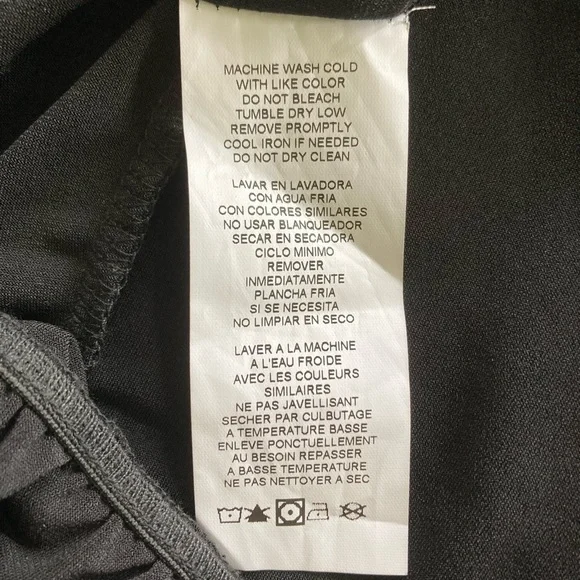 NWT Tahari USA Women’s 2X Liquid Knit Wide Leg Black & White Sleeveless Jumpsuit - Picture 8 of 9